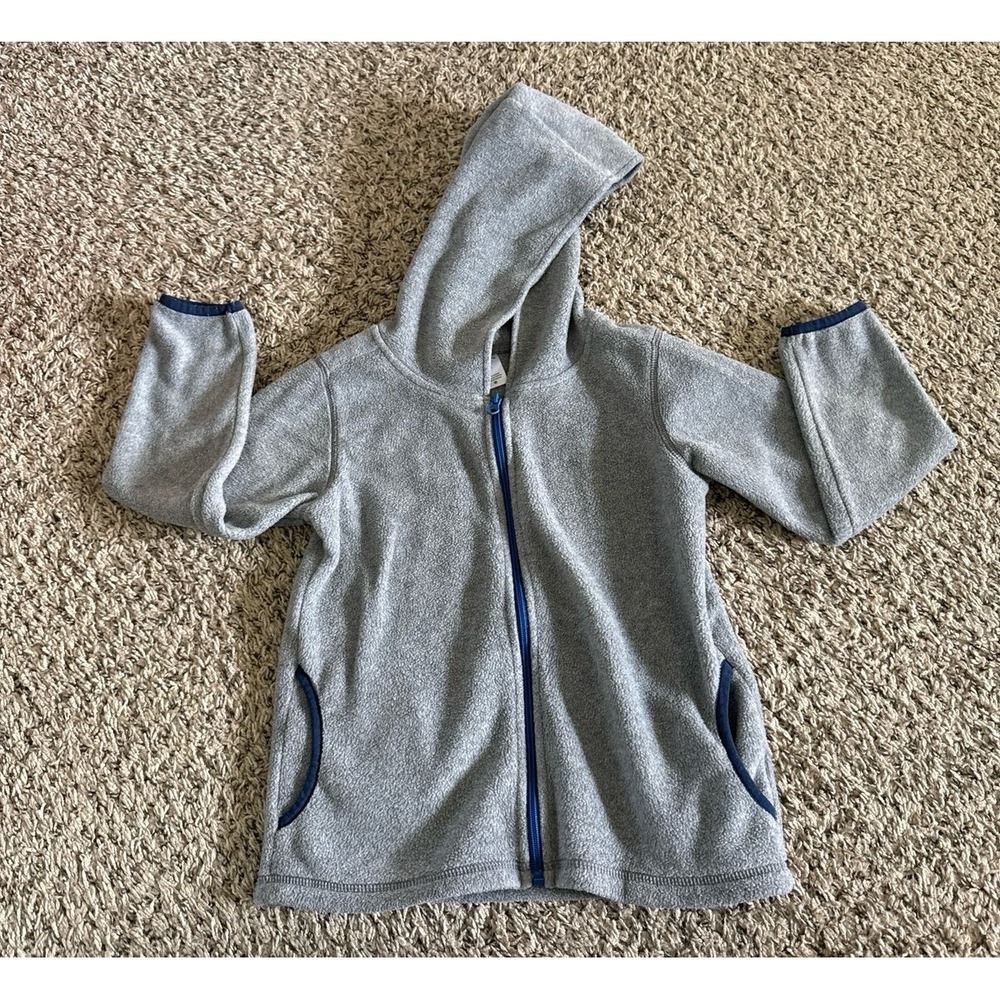 Carter's Boys Gray‎ Fleece Full Zipper jacket Size 7